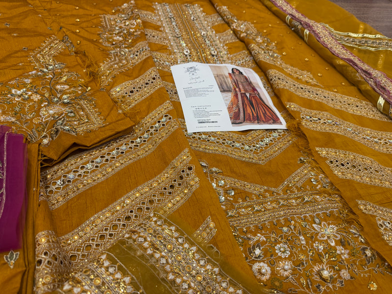 Mohsin Naveed Ranjha yellow wedding edition