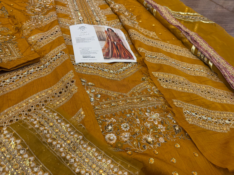 Mohsin Naveed Ranjha yellow wedding edition