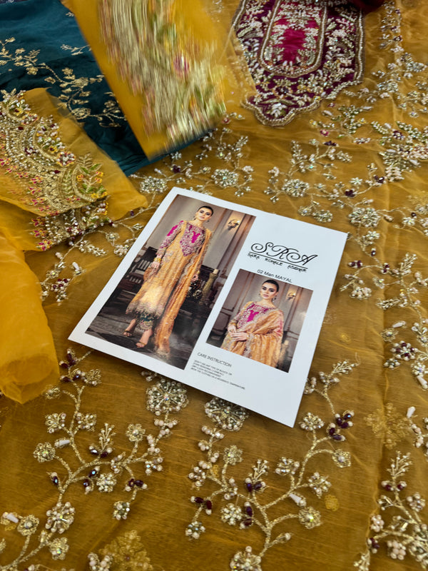 Sara rohail golden multi wedding edition