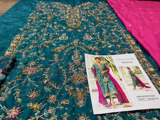 Farah talib aziz and shocking zink wedding collection
