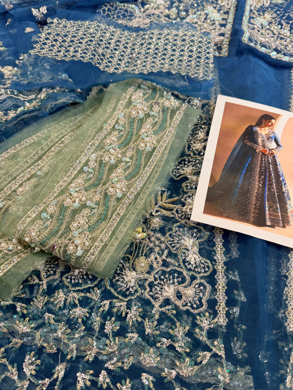 Republic womenswear teal blue wedding edition