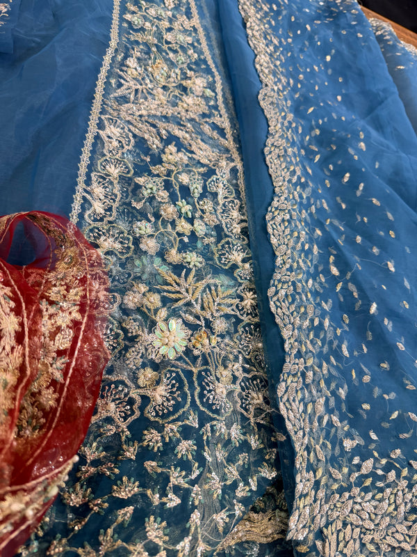 Republic womenswear teal blue wedding edition