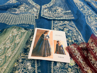 Republic womenswear teal blue wedding edition