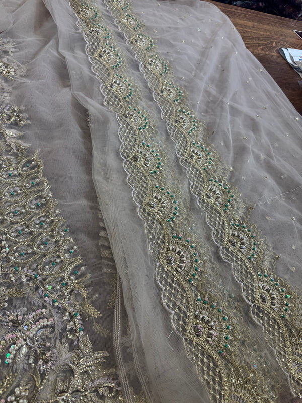 Faraz manan white maxy wedding edition