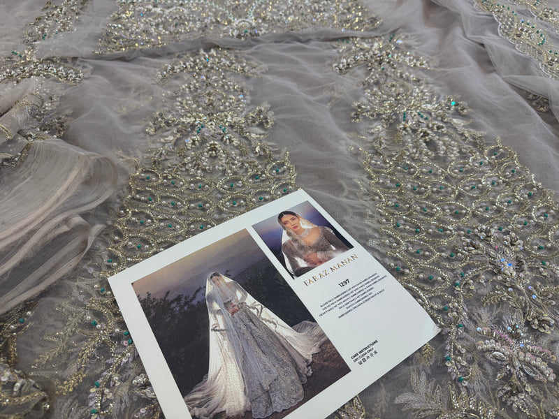 Faraz manan white maxy wedding edition