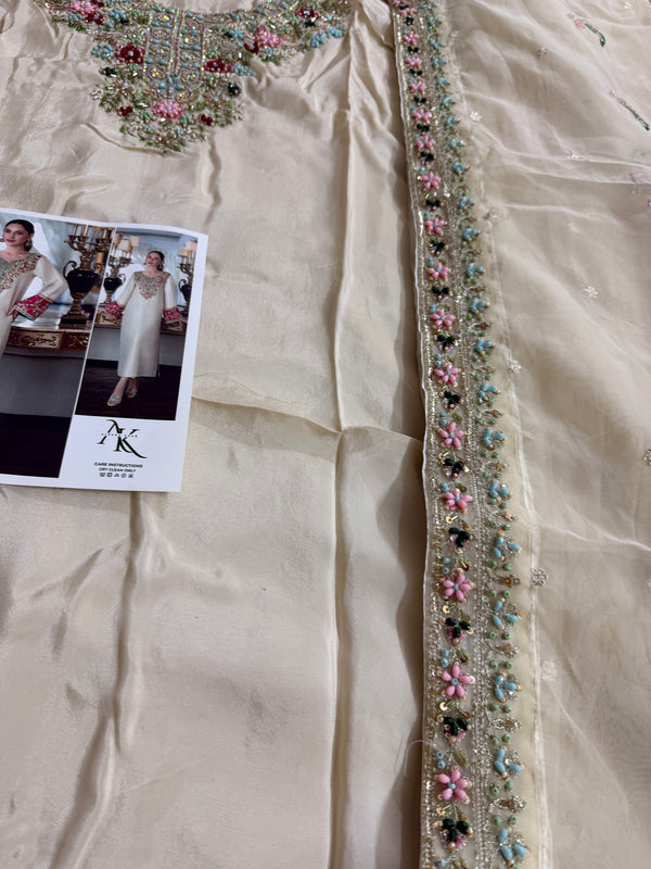 Alina khan white multi wedding edition
