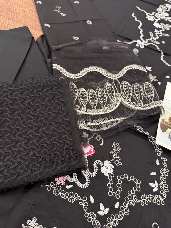 Qalamqar black lawn 2026