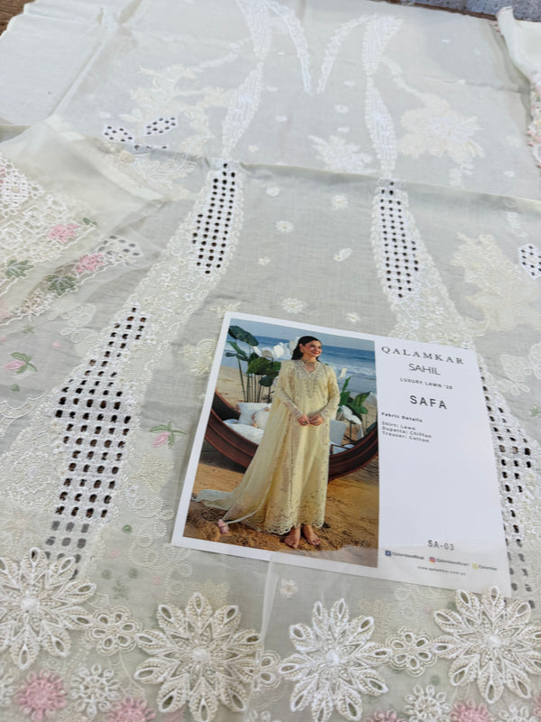 Qalamqar ivory lawn 2026