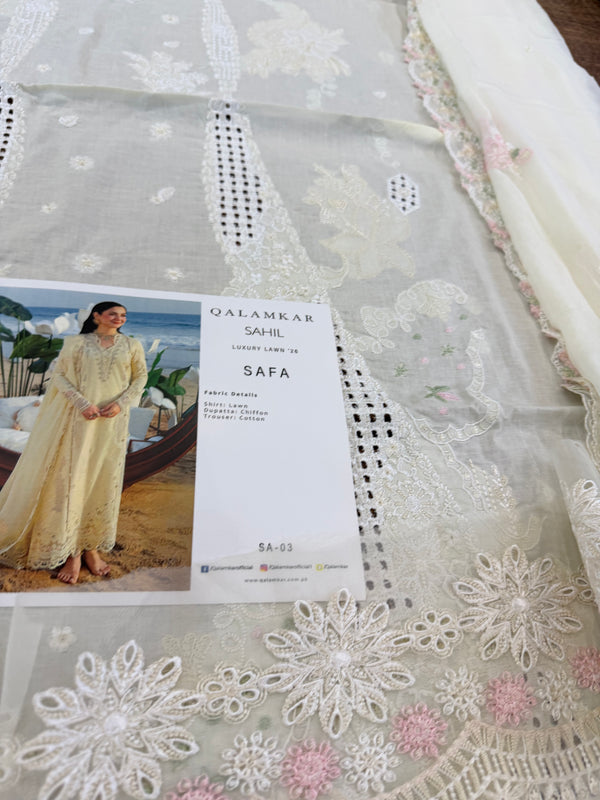 Qalamqar ivory lawn 2026