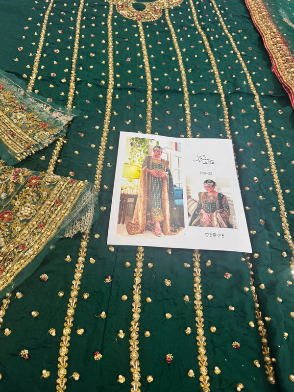 Haris Shakeel green wedding edition