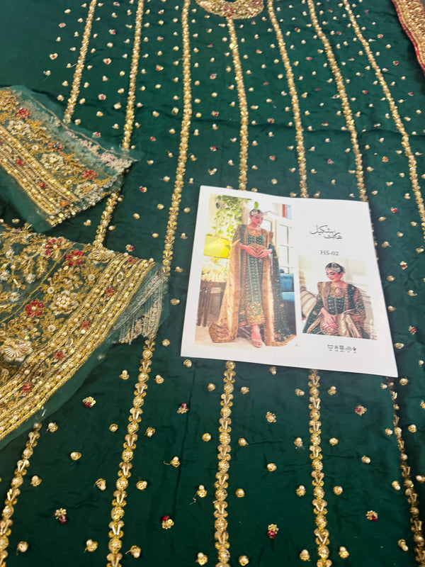 Haris Shakeel green wedding edition
