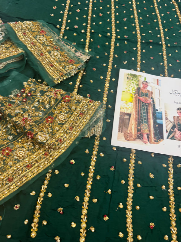 Haris Shakeel green wedding edition