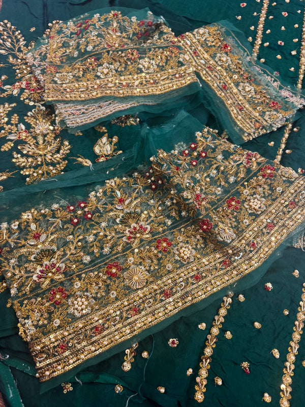 Haris Shakeel green wedding edition