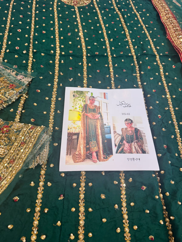 Haris Shakeel green wedding edition