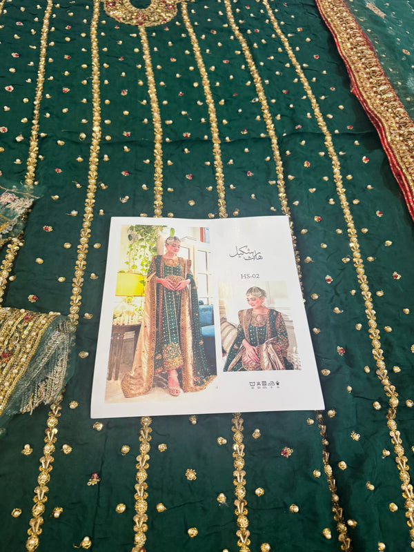 Haris Shakeel green wedding edition