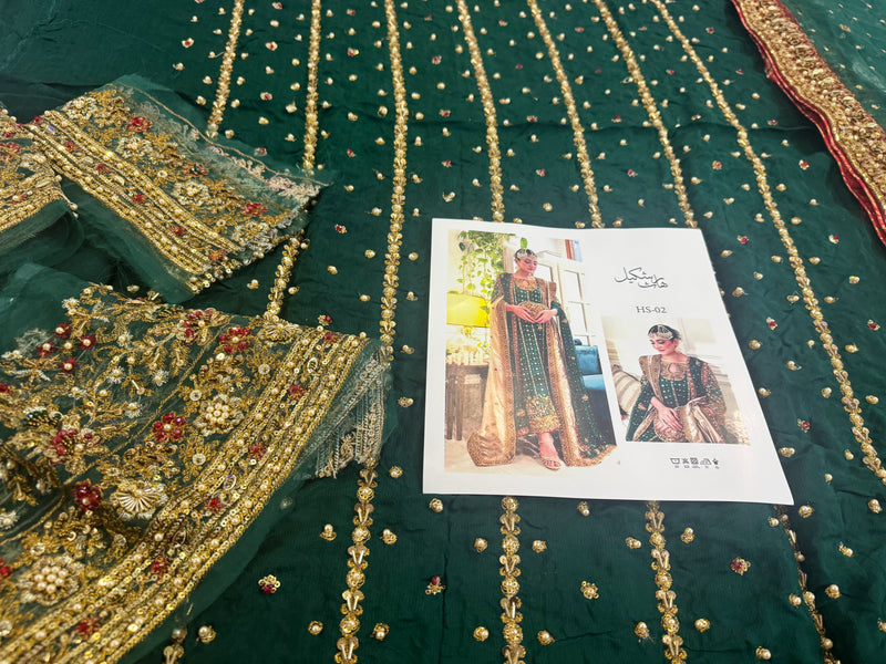 Haris Shakeel green wedding edition