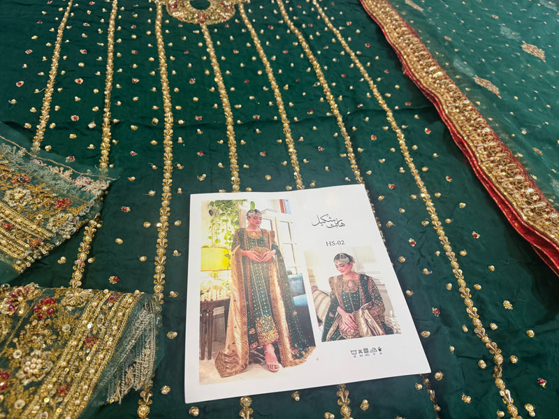 Haris Shakeel green wedding edition