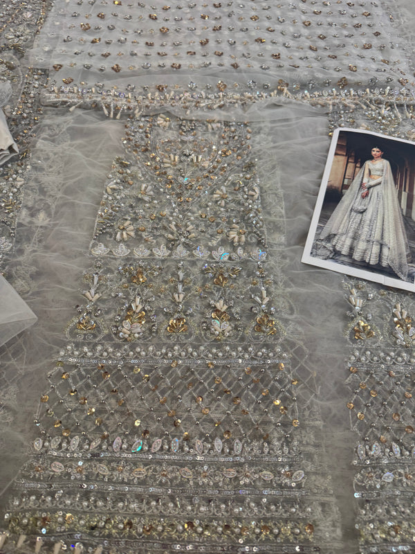 Faiza saqlain white wedding edition