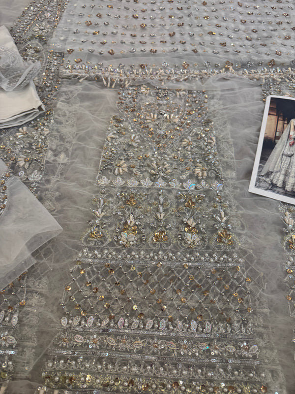 Faiza saqlain white wedding edition