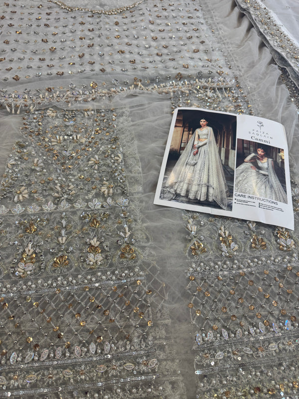 Faiza saqlain white wedding edition