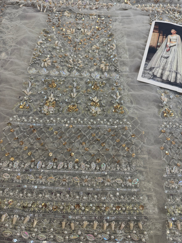 Faiza saqlain white wedding edition