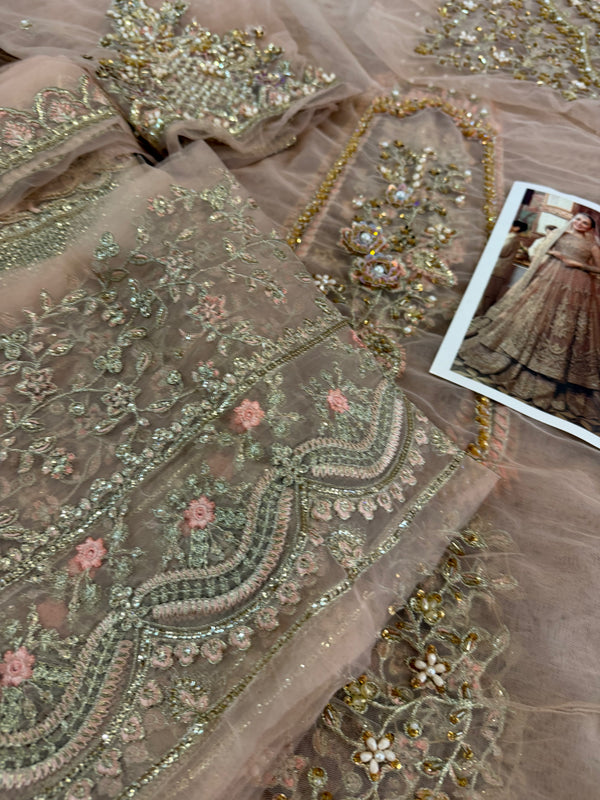 Faiza saqlain pink wedding edition