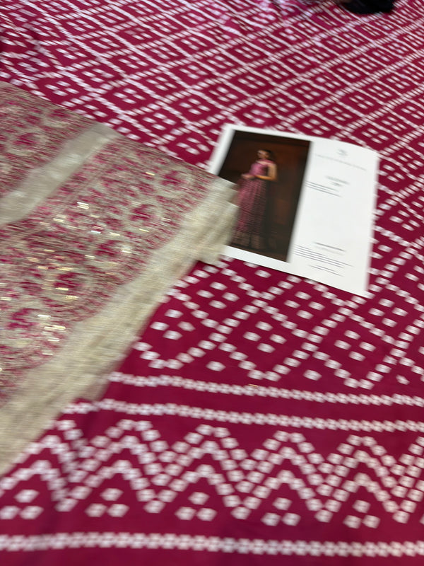 Faiza saqlain silk frock wedding edition