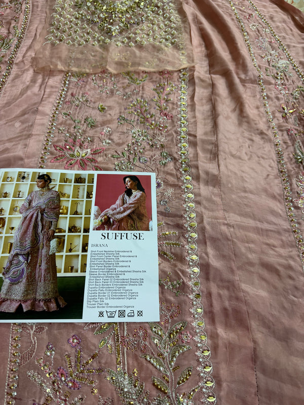 Suffuse by sana yasir pink wedding edition