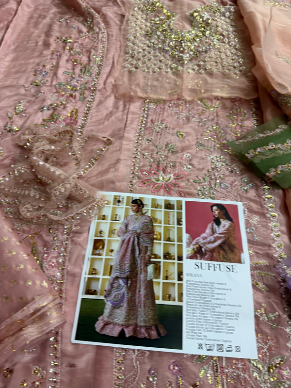 Suffuse by sana yasir pink wedding edition