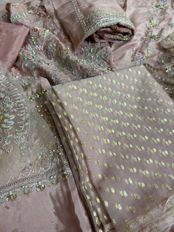 Suffuse by sana yasir pink wedding edition
