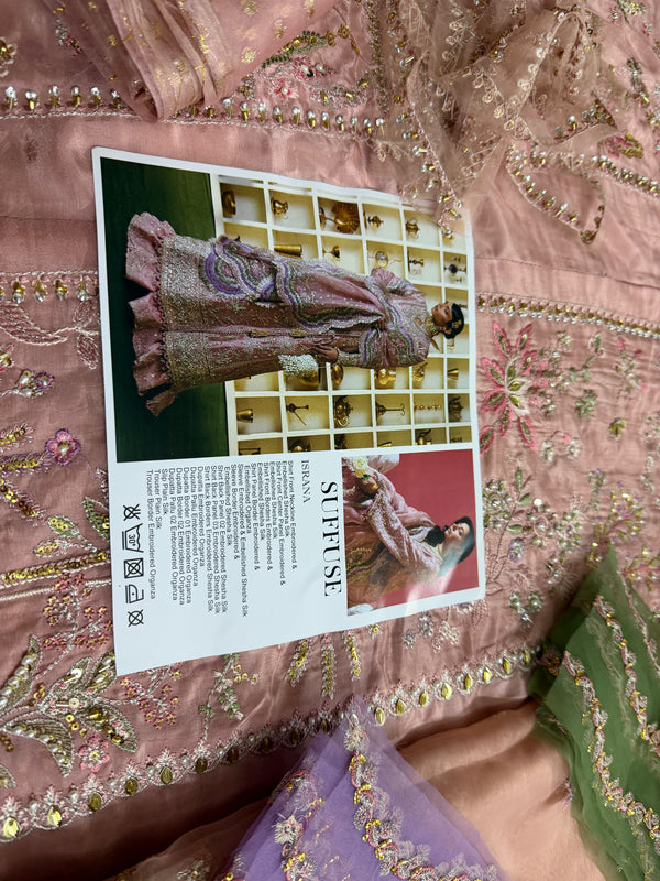 Suffuse by sana yasir pink wedding edition