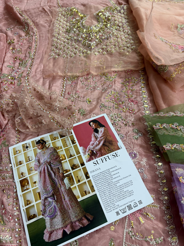 Suffuse by sana yasir pink wedding edition