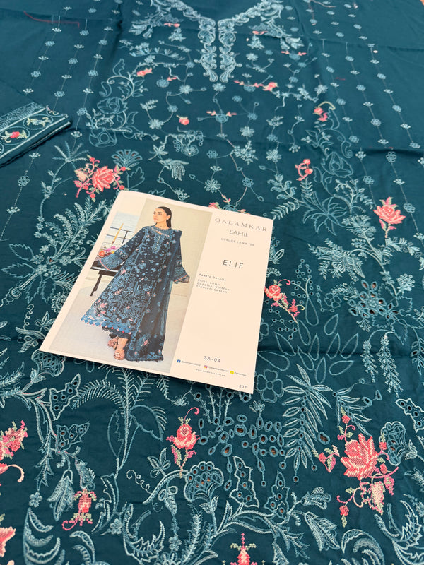 Qalamqar elif lawn 2026