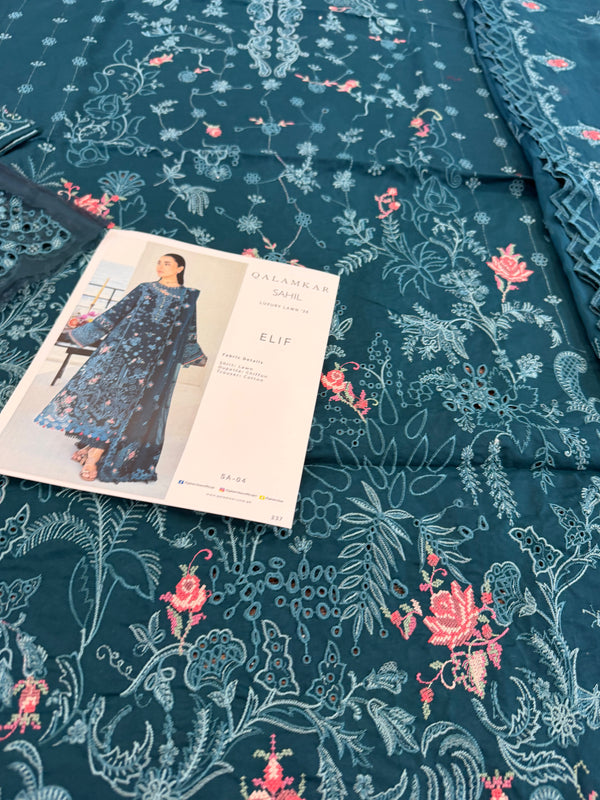 Qalamqar elif lawn 2026