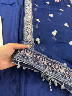 Kanwal Malik blue wedding edition