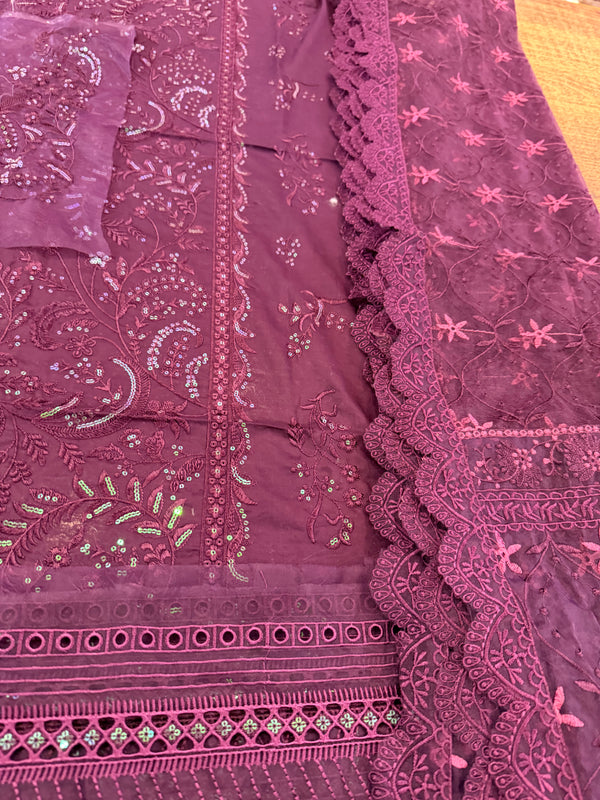 Sobia nazir purple lawn 2026