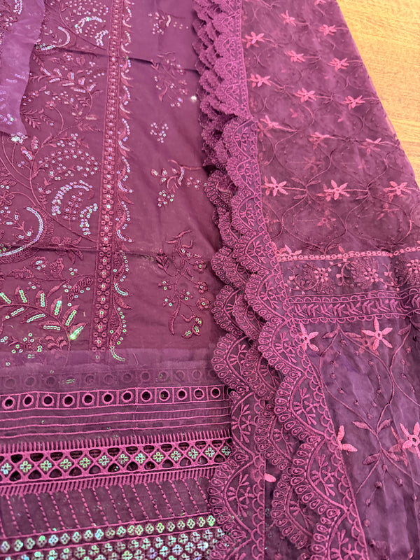Sobia nazir purple lawn 2026