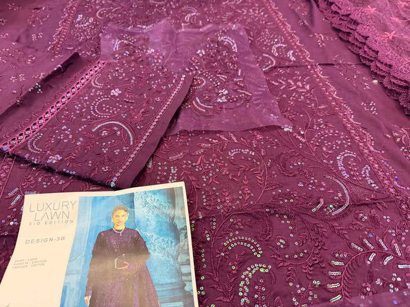 Sobia nazir purple lawn 2026