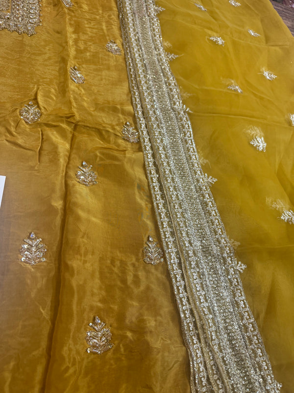 Erum khan yellow wedding collection