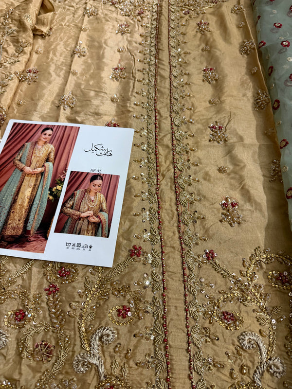 Haris Shakeel olive wedding edition