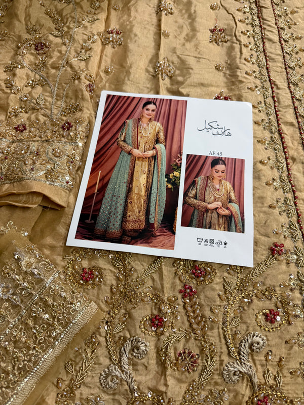 Haris Shakeel olive wedding edition