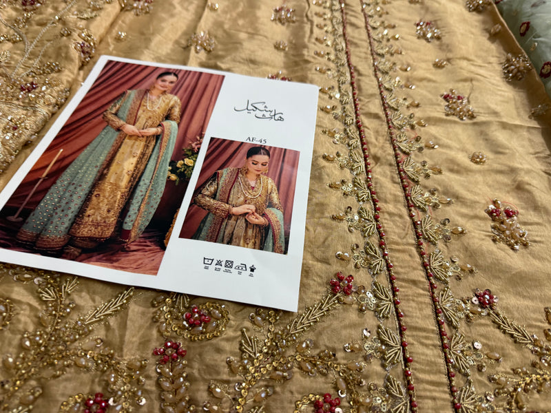 Haris Shakeel olive wedding edition