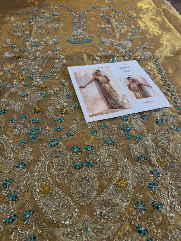 Sania maskatia mustard wedding edition