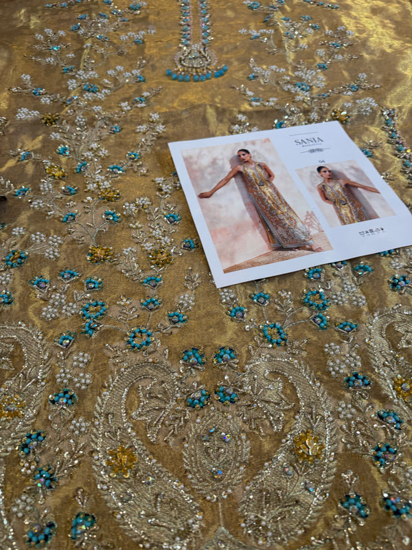 Sania maskatia mustard wedding edition