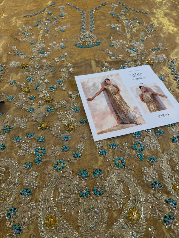 Sania maskatia mustard wedding edition