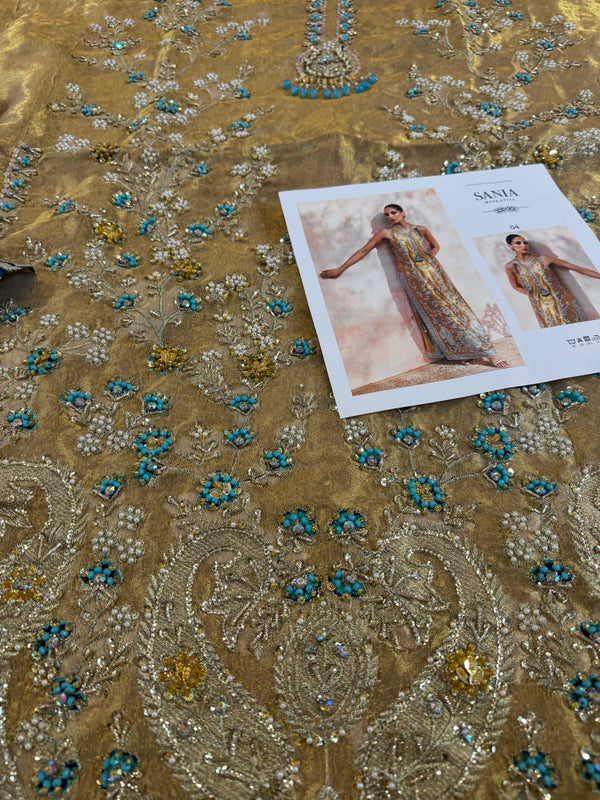 Sania maskatia mustard wedding edition