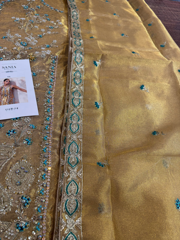 Sania maskatia mustard wedding edition