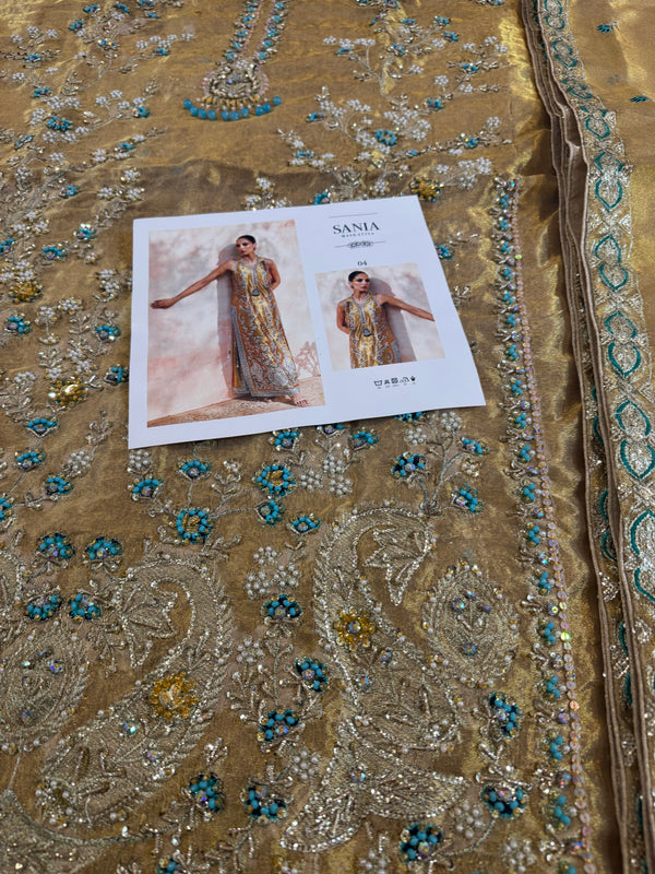 Sania maskatia mustard wedding edition