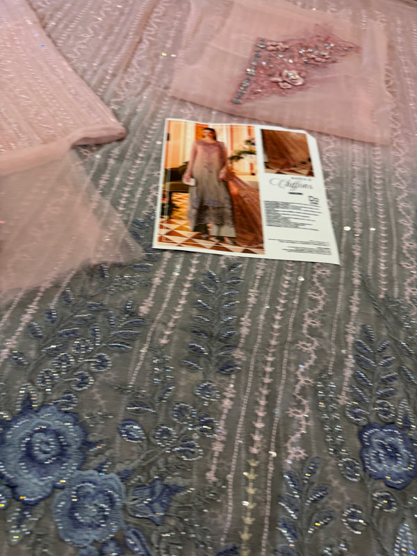 Maria b double tone chiffon wedding edition