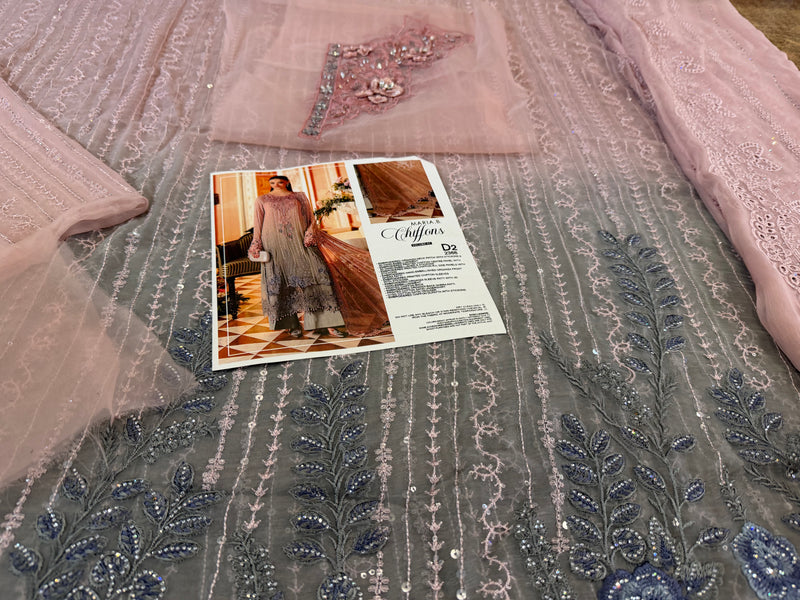 Maria b double tone chiffon wedding edition